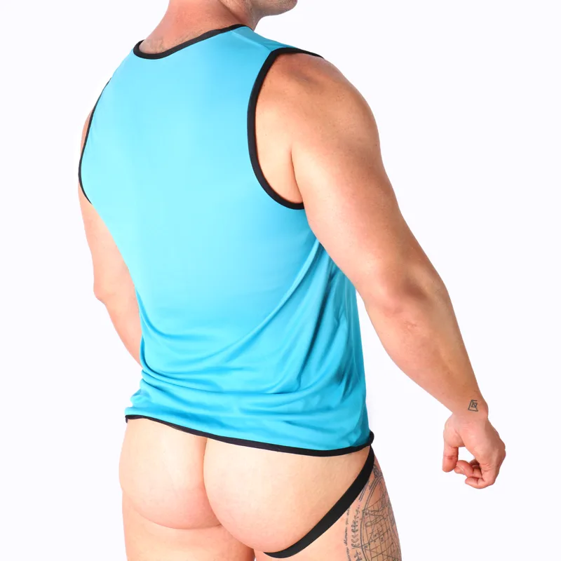 MACHO - T-SHIRT AZUL