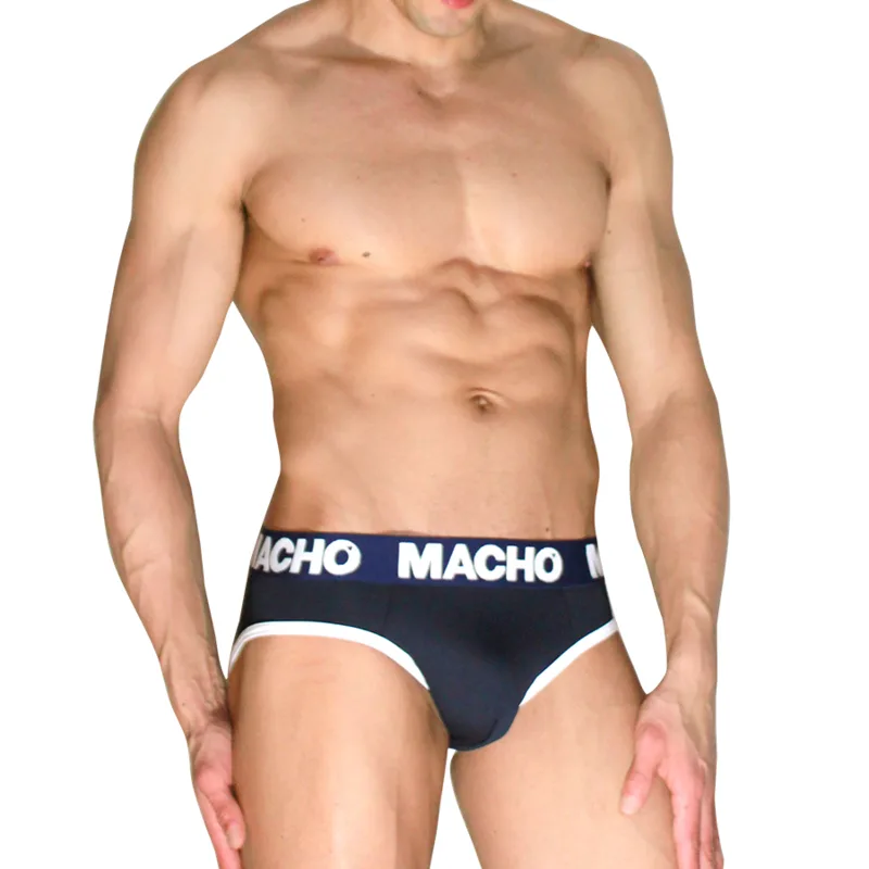Macho - Mch008 Navy Blue Classic Slip L