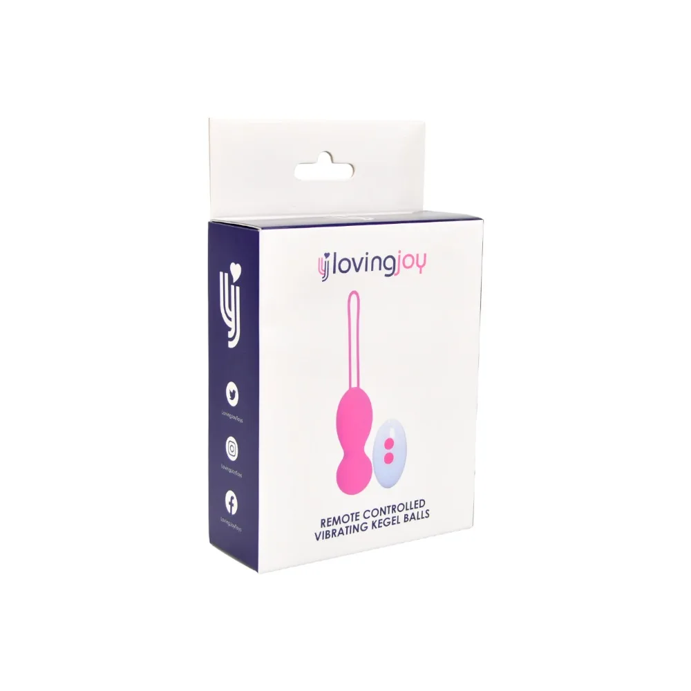 Loving Joy Bolas de Kegel Vibratórias com Controlo Remoto