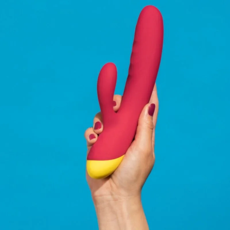 ROMP - JAZZ RECHARGEABLE RABBIT VIBRATOR RED