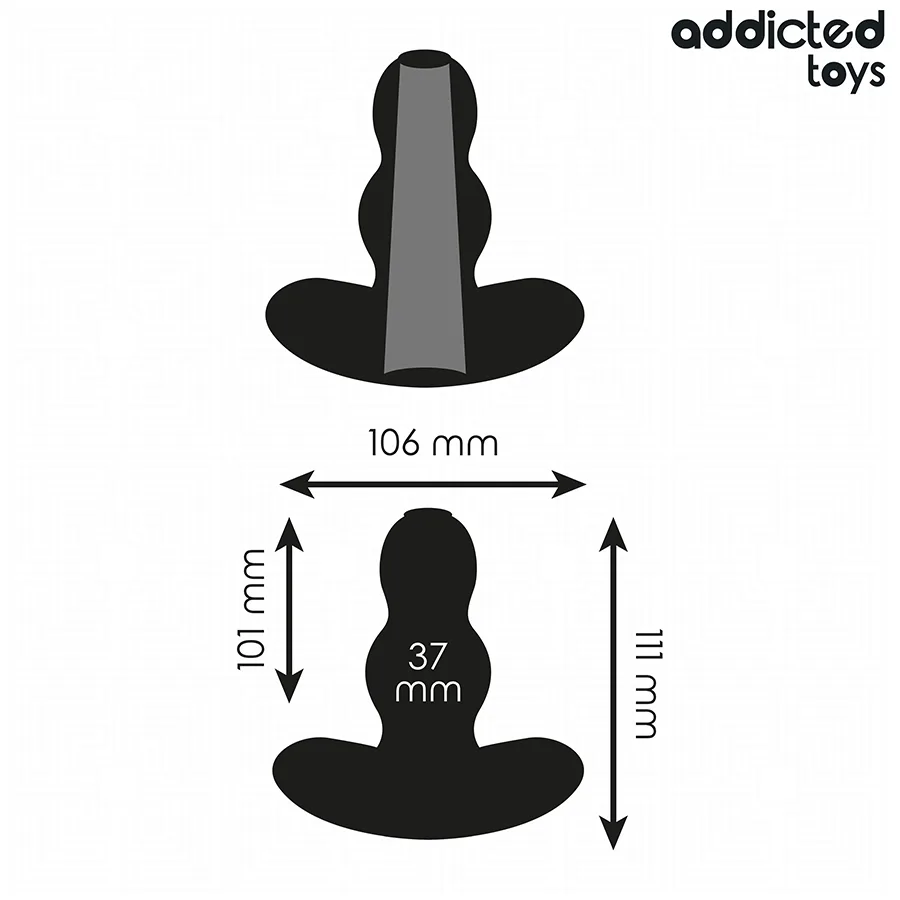 ADDICTED TOYS - PLUG ANAL OCO TAMANHO L 11,1 CM