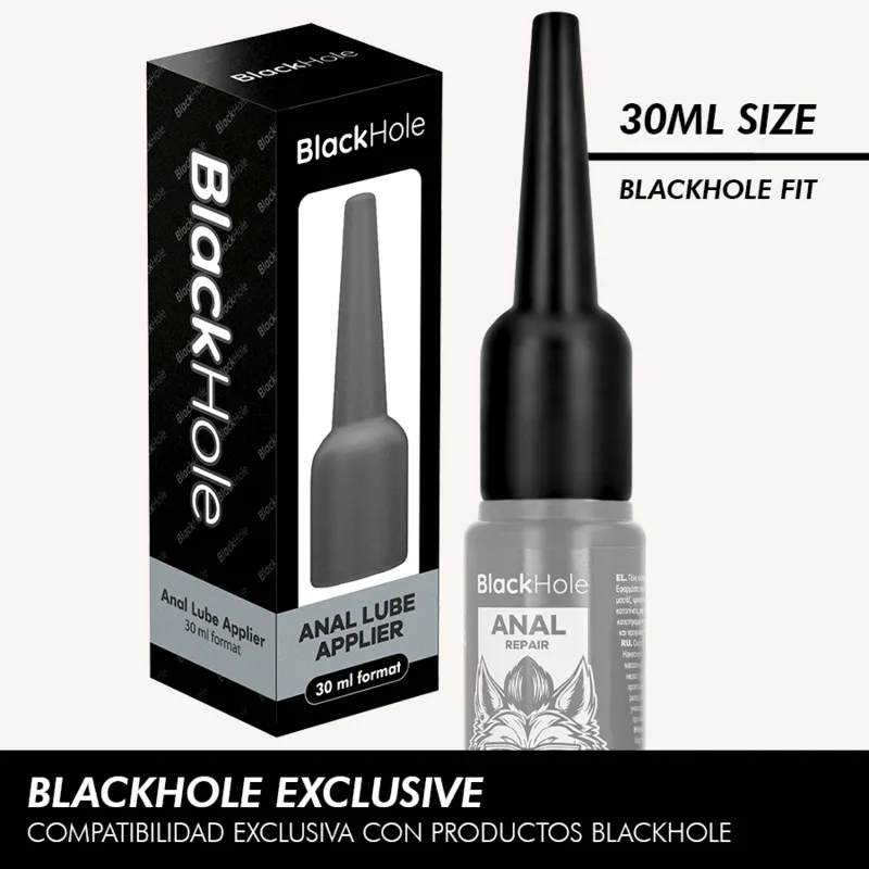 BLACK HOLE - APLICADOR DE LUBRIFICANTE ANAL TAMANHO P 30 ML