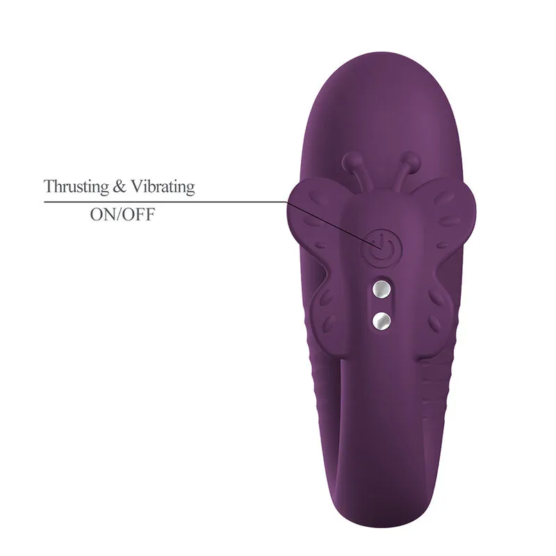 Pretty Love - Vibrador de Ovo com Acionamento por Aplicativo Klay Roxo