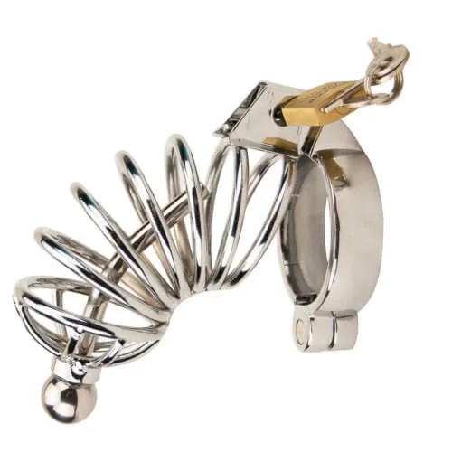 Impound Corkscrew Dispositivo de Castidade Masculino com Plug Peniano