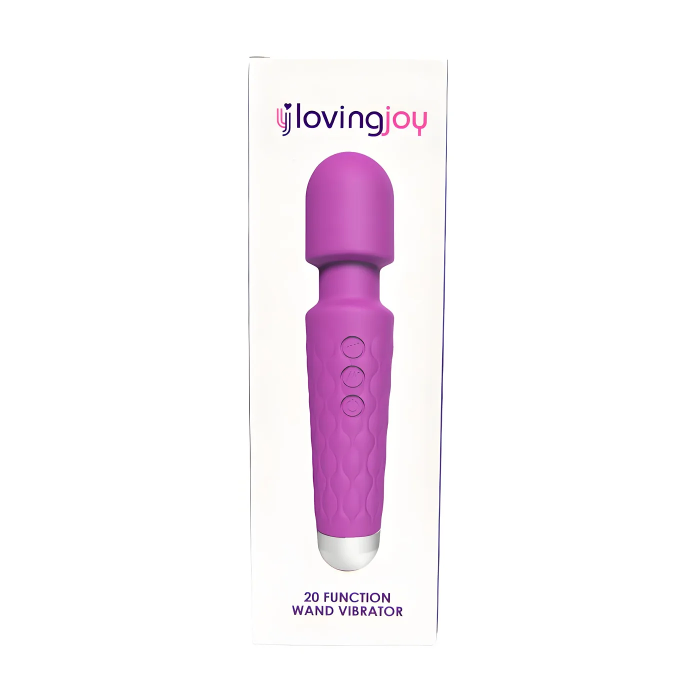 Loving Joy 20 Function Wand Vibrator Purple