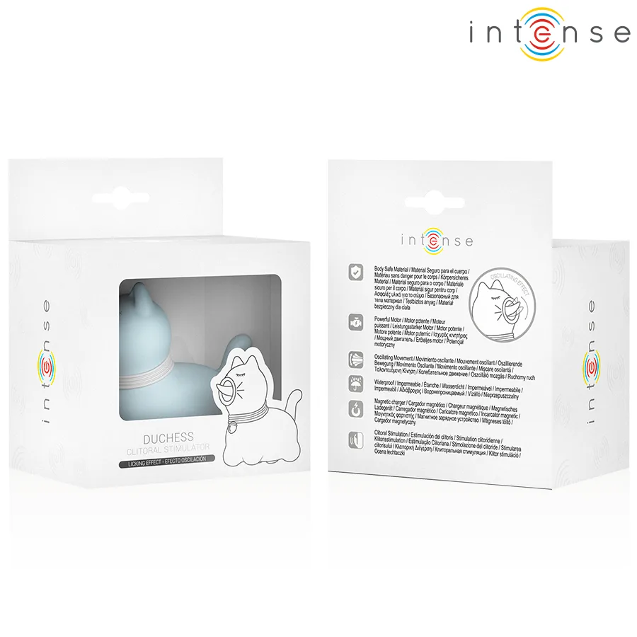 INTENSE - DUCHESS STIMULATOR WITH ROTATING TONGUE 360º BLUE