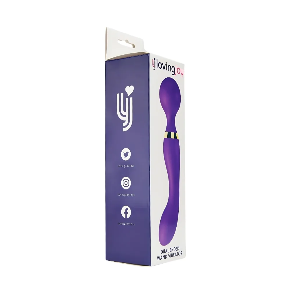 Loving Joy Vibrador Wand de Dupla Ponta