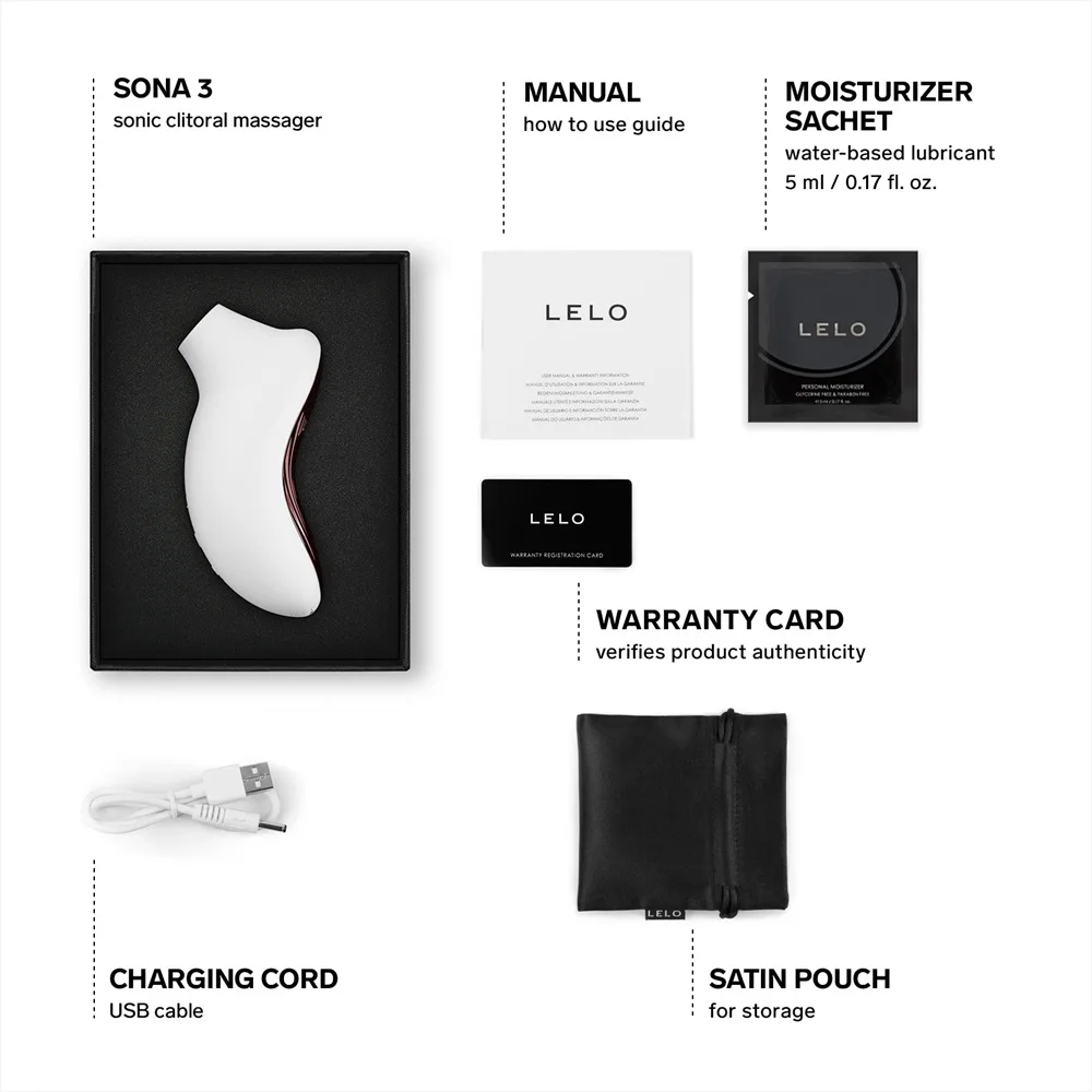 LELO Sona 3 Clitoral Massager Cream