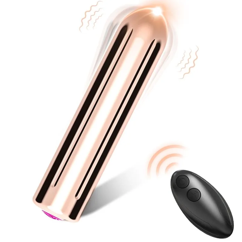 Armony - Warhead Vibrador Bala Controle Remoto Dourado 2 cm X 8,8 cm