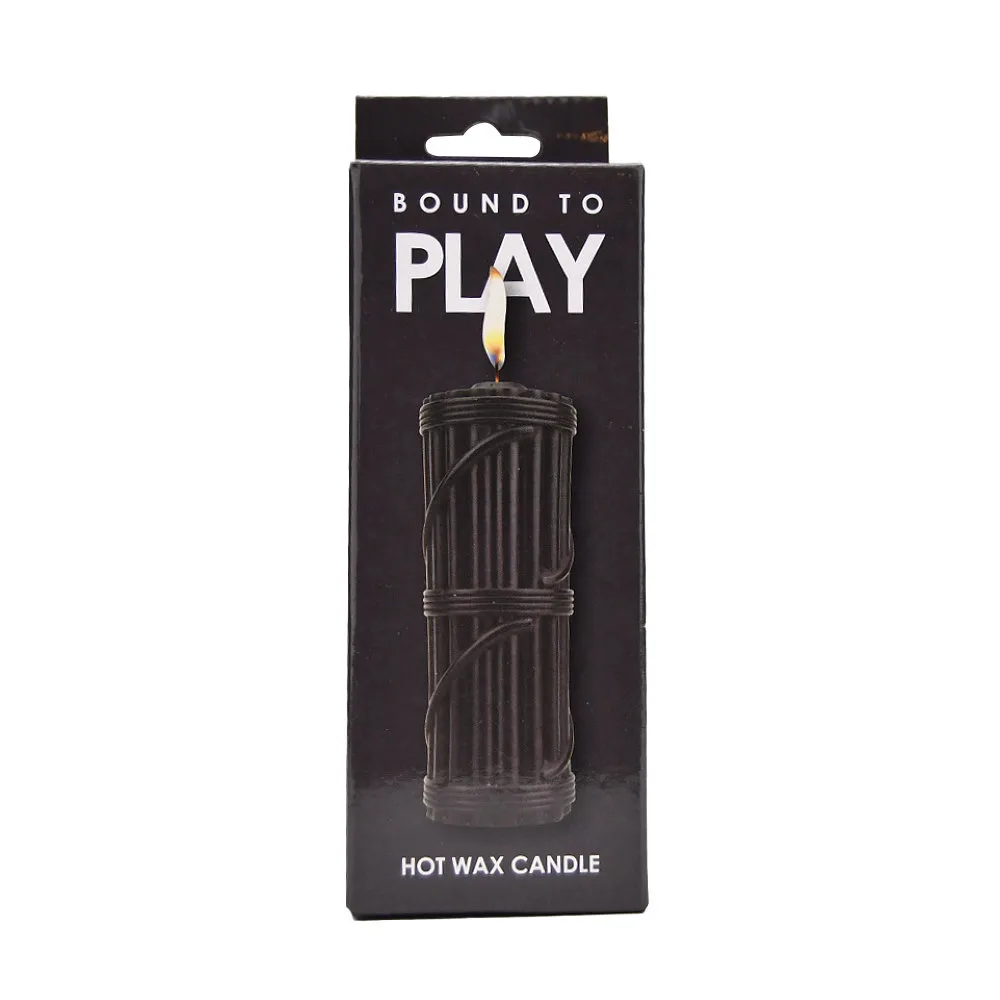 Bound to Play. Vela de Cera Quente Preto