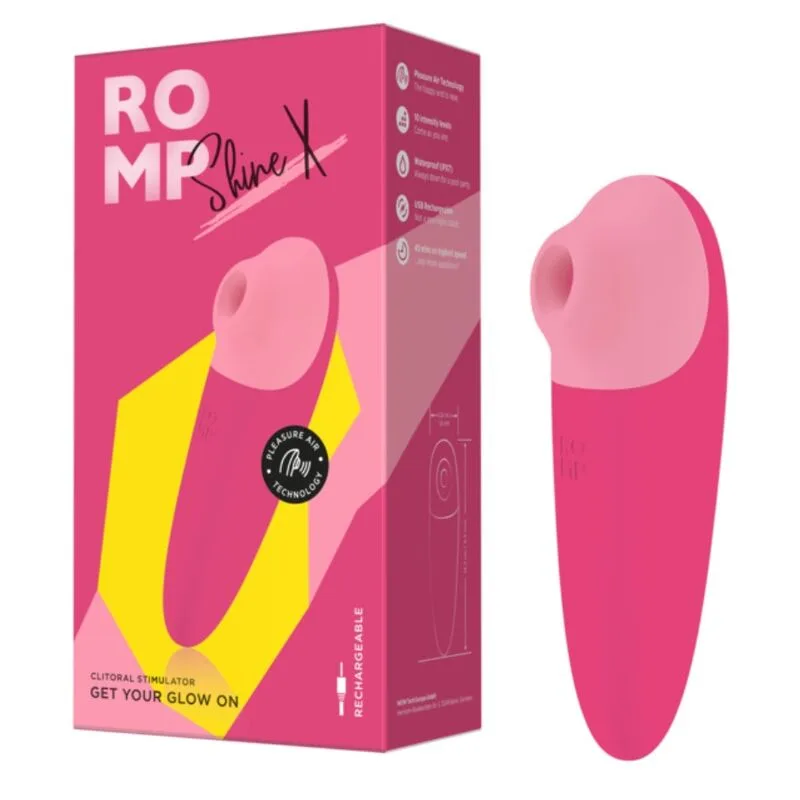 ROMP - SHINE X CLITORAL SUCTION 10 LEVELS PINK