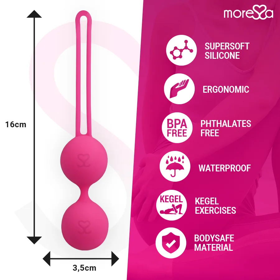 MORESSA - OSIAN DOIS SILICONE PREMIUM ROSA