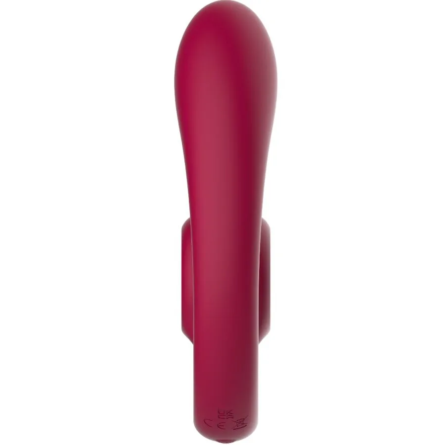 SNAIL VIBE - GIZI DUO ESTIMULADOR DE CASAIS COM CONTROLE REMOTO BURGUNDY