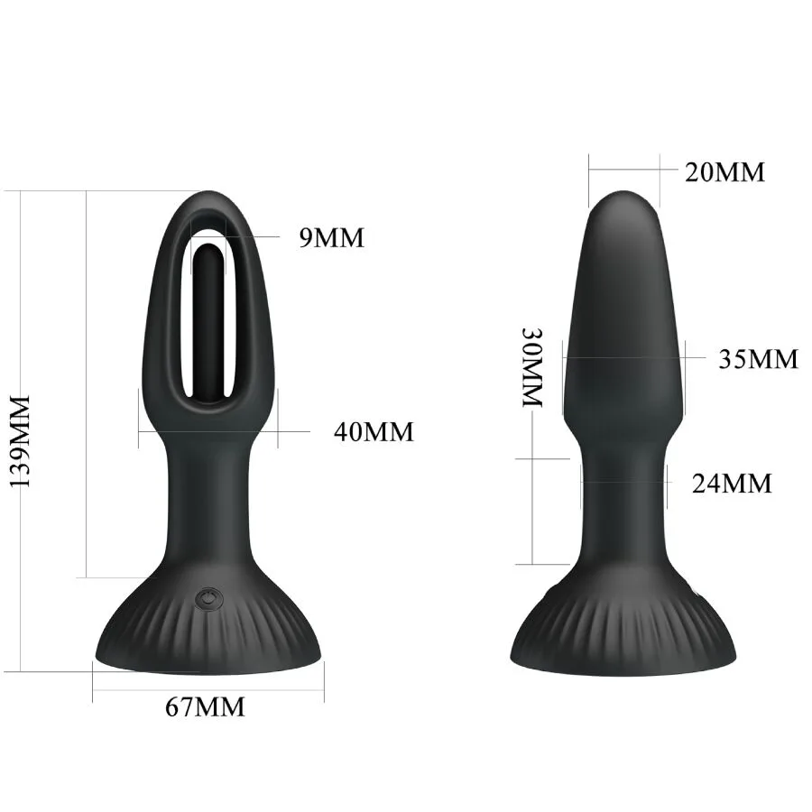 PRETTY LOVE - HUBERT ANAL PLUG WITH 7 VIBRATION MODES