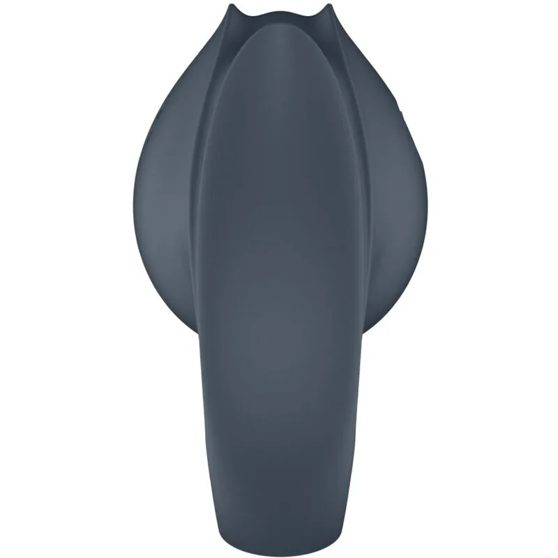 SATISFYER - PERFECT PAIR 2 MULTIVIBRATOR 2 IN 1 PENIS RING AND FINGER STIMULATOR GREY