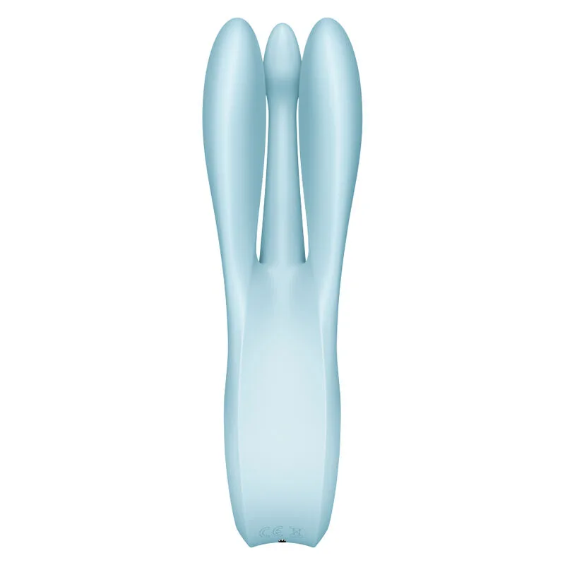 SATISFYER - THREESOME 1 VIBRATOR BLUE