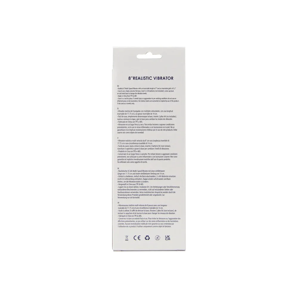 Loving Joy Vibrador Realista 7 Polegadas Roxo