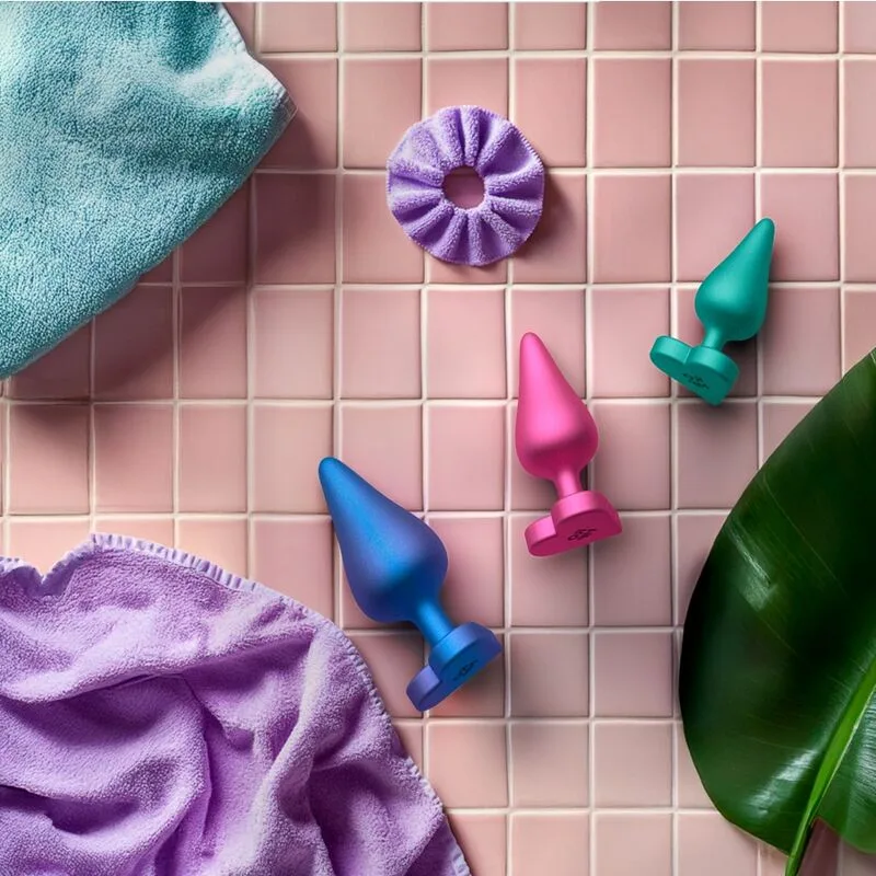 Romp - Kit de Treinamento Anal Luster P/M/G com Base em Formato de Coração