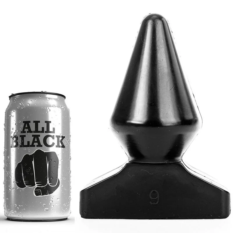 All Preto - Plug Anal 18,5 cm