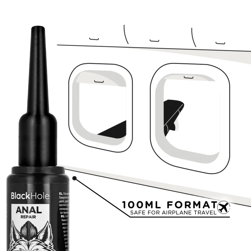 BLACK HOLE - ANAL LUBE APPLIER  L SIZE 100 ML