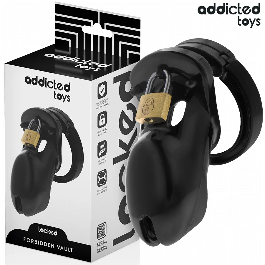 ADDICTED TOYS LOCKED - FORBIDDEN VAULT PENIS CAGE 10 CM