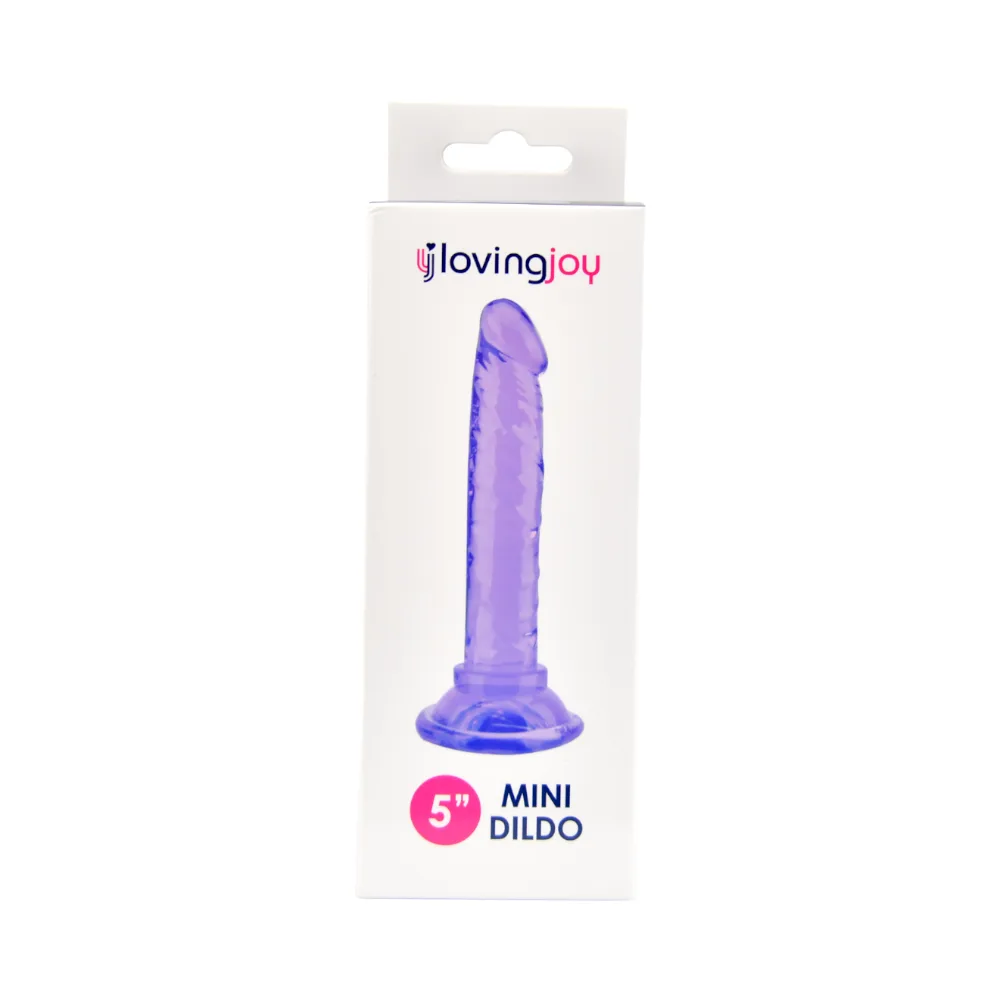 Loving Joy Dildo para Iniciantes 5 Polegadas Roxo