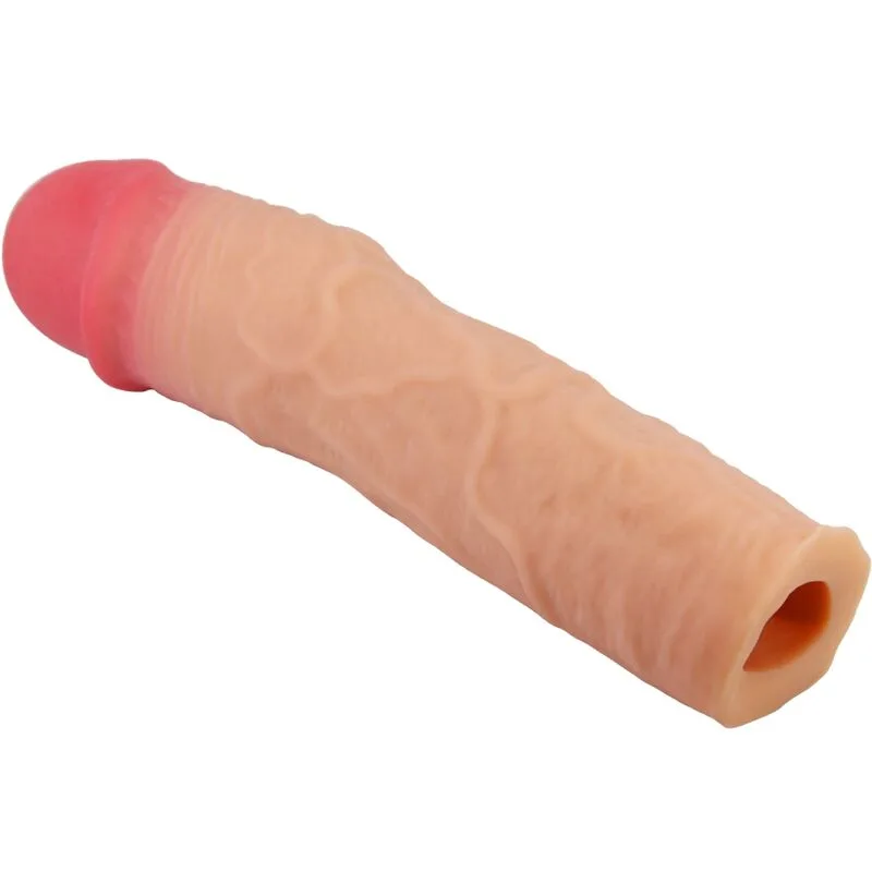 PRETTY LOVE - STEVENSON PENIS SLEEVE WITH 7.6 CM EXTENSION FLESH