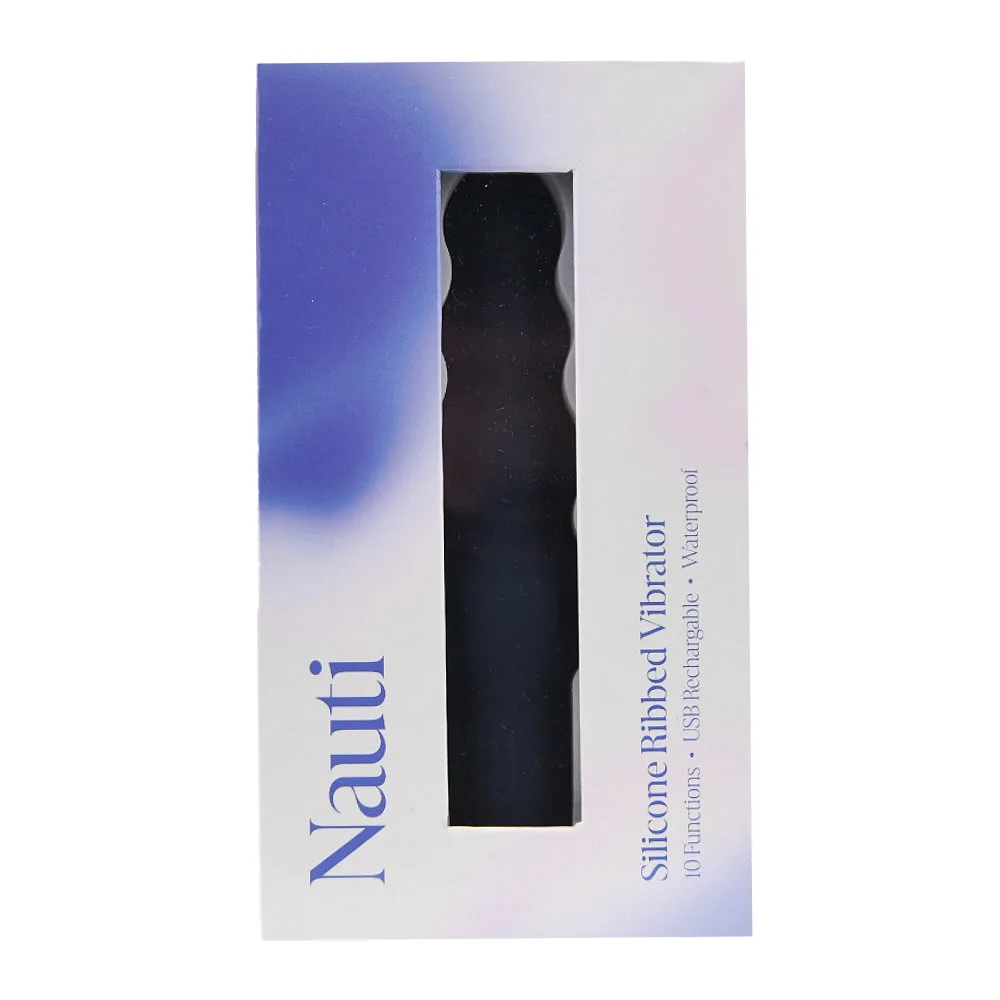 Nauti Vibrador de Silicone Estriado