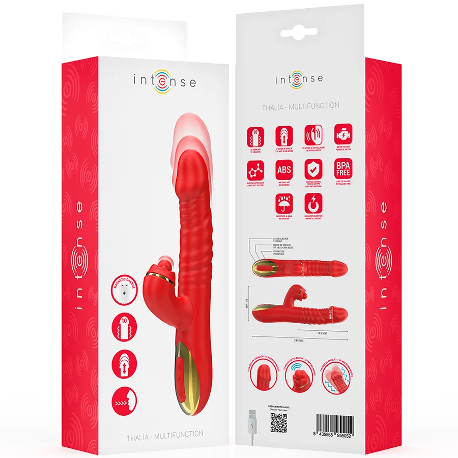 INTENSE - THALIA VIBRATION & THRUST & TAPPING VERMELHO