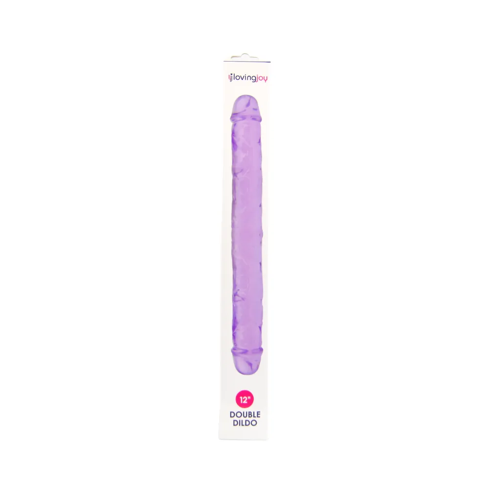 Loving Joy Dildo Duplo 12 Polegadas Roxo