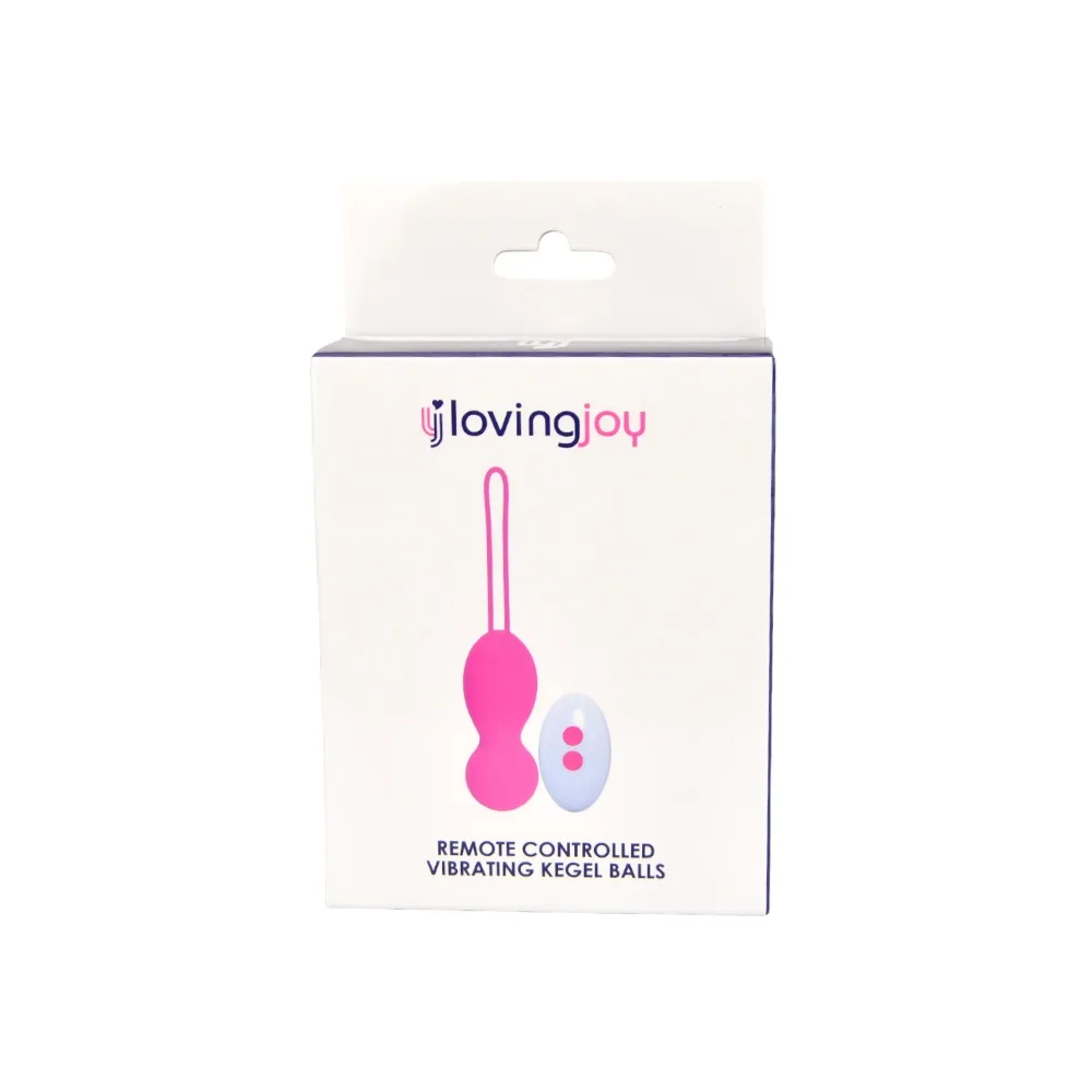 Loving Joy Bolas de Kegel Vibratórias com Controlo Remoto