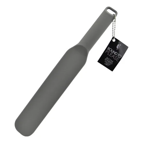 Bound to Please Palmatória de Silicone para Spanking Cinzento