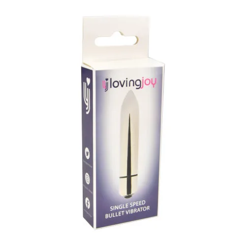 Loving Joy Vibrador Bullet de Velocidade Única Prateado