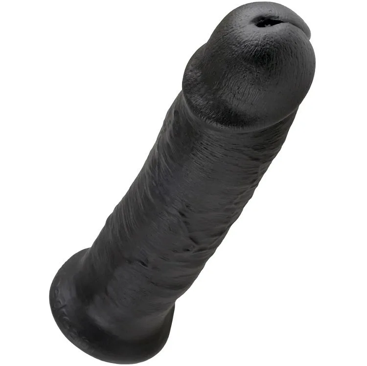 KING COCK - DILDO PRETO 25 CM