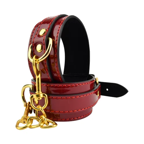 Bound to Please Algemas de Tornozelo Vermelhas