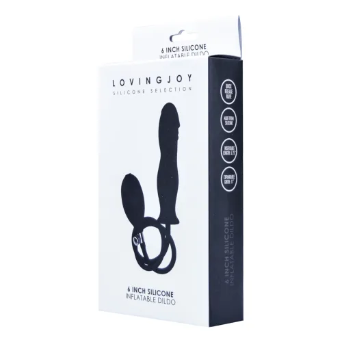 Loving Joy Dildo Insuflável de Silicone 6 Polegadas