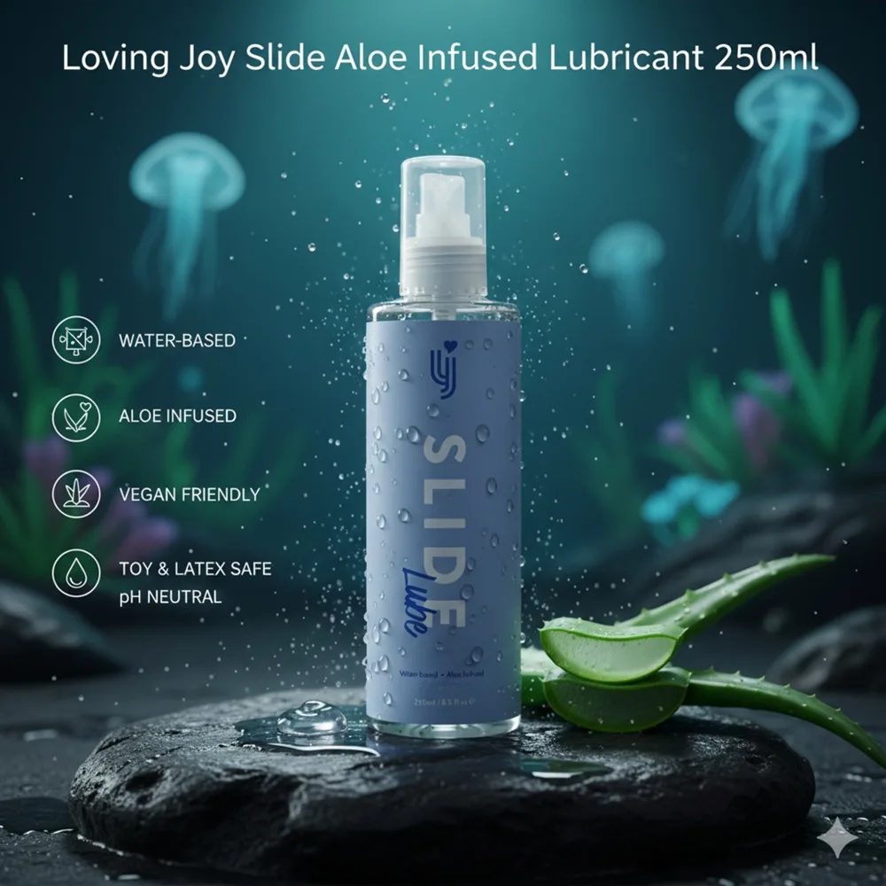 Loving Joy Slide Water-Based Aloe Infused Lubricant 250ml
