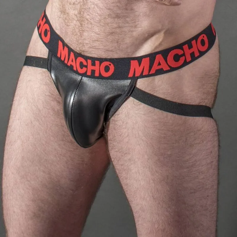 MACHO - MX25RC JOCK RED LEATHER