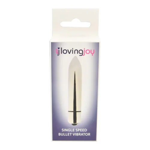 Loving Joy Vibrador Bullet de Velocidade Única Prateado