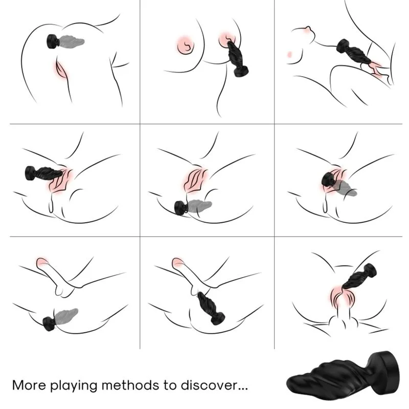 Armony - Vibrador e Plug Anal Controle Remoto Preto