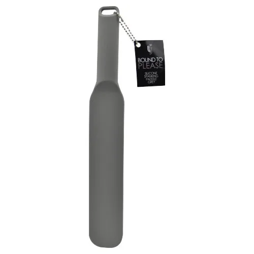 Bound to Please Palmatória de Silicone para Spanking Cinzento