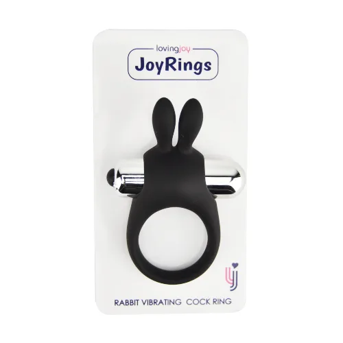 JoyRings Anel Peniano Vibratório Rabbit de Silicone