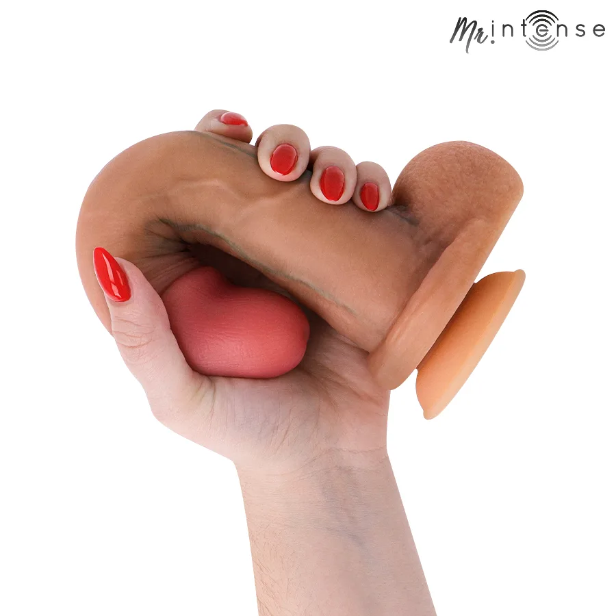 Mr Intense - Gary L Pénis de Silicone Ultra-Realista com Testículos 23 cm - Ø- 4,7 cm
