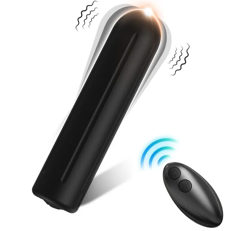 Armony - Warhead Vibrador Bala Controle Remoto Preto 2 cm X 8,8 cm