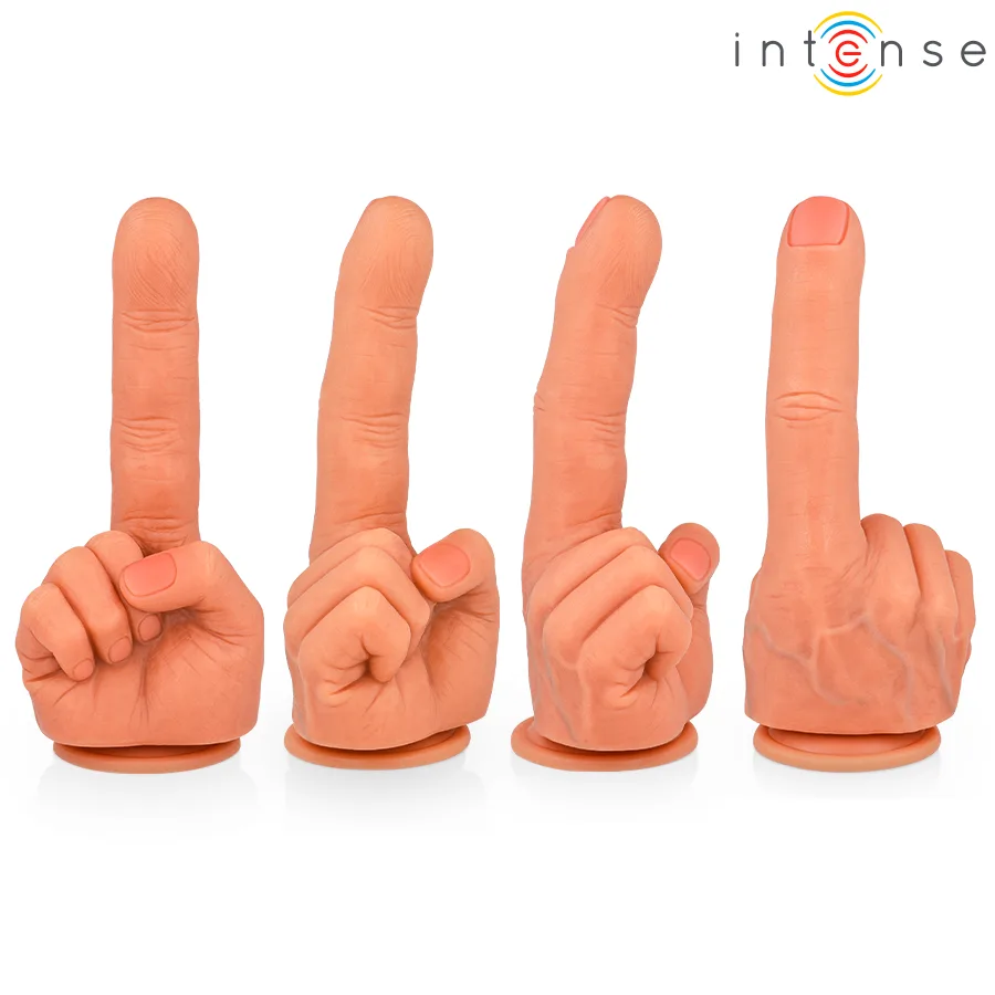 INTENSE - ESTIMULADOR DE PONTO G HUBERT MÃO FLEXÍVEL 14,2 CM