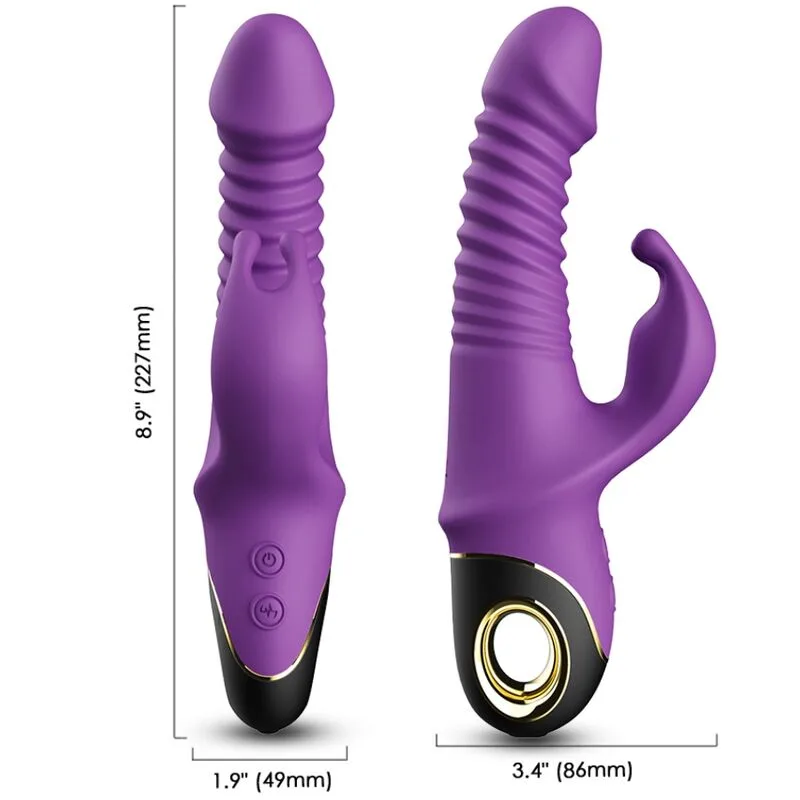 Armony - Zing Dildo Vibrador Coelho Roxo