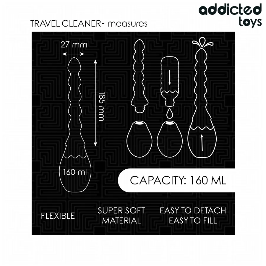 ADDICTED TOYS - LIMPADOR DE VIAGEM MODELO 2