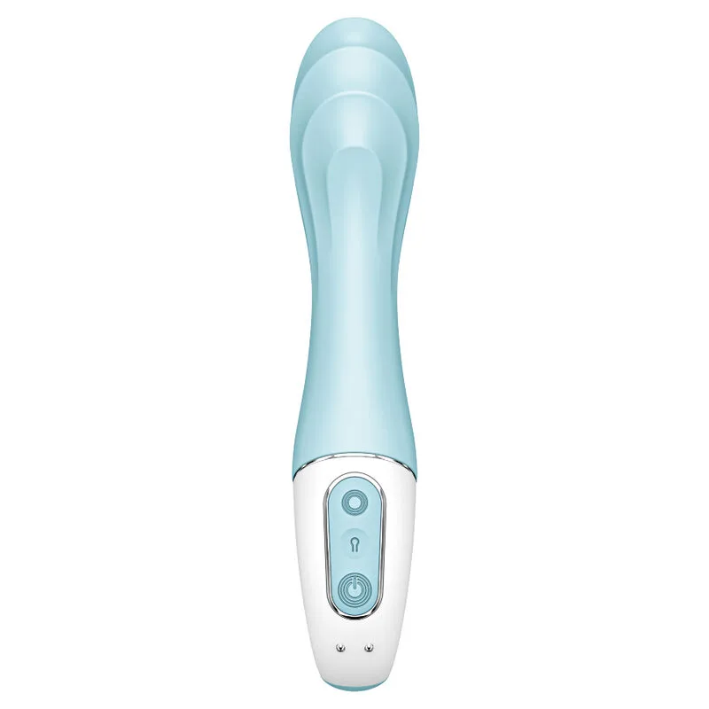 SATISFYER - AIR PUMP VIBRATOR 5+ INFLATABLE G-SPOT VIBRATOR APP BLUE