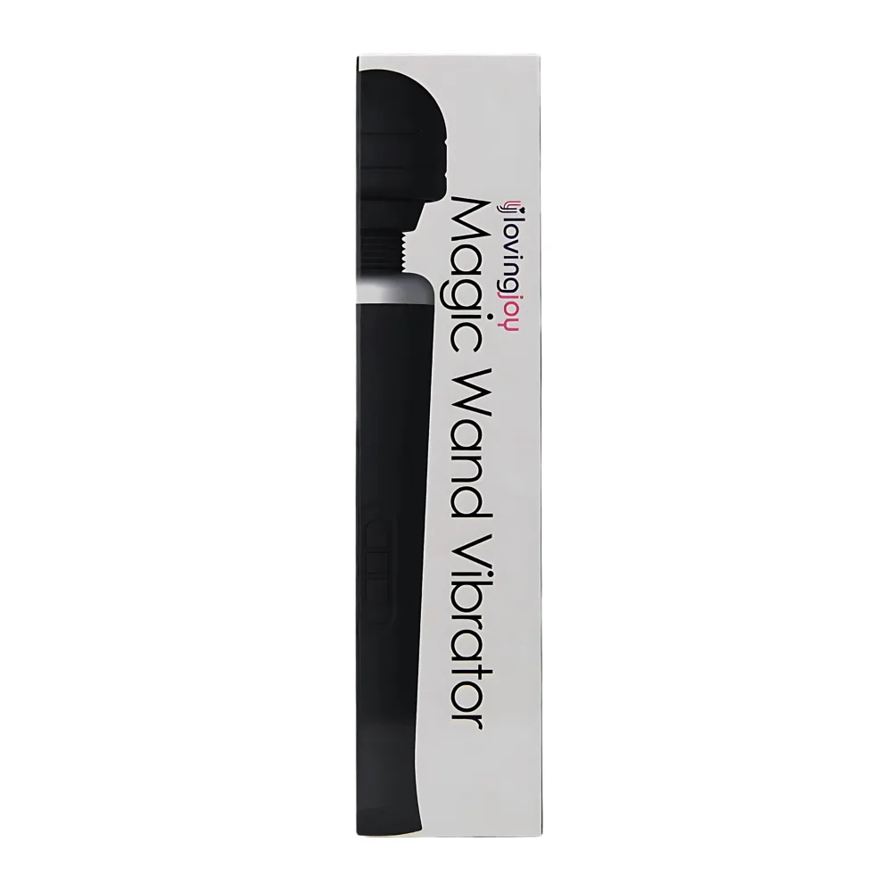 Loving Joy Rechargeable Magic Wand Vibrator Black