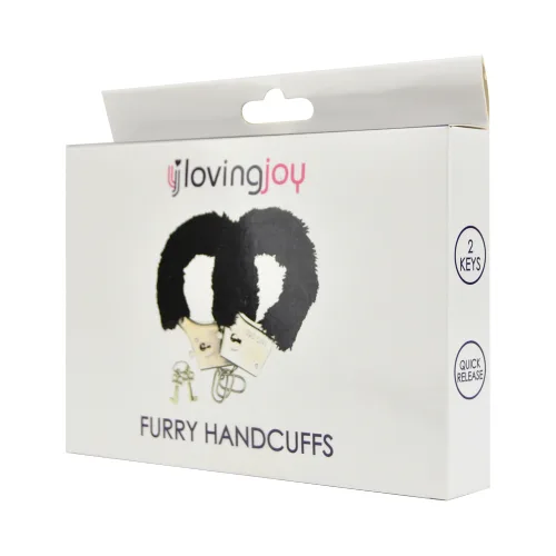 Loving Joy Algemas Peludas Preto